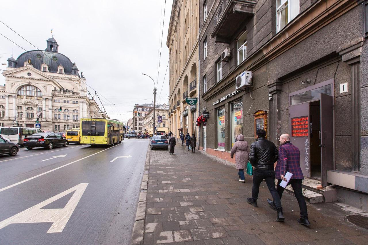 Апартаменти Біля Оперного Центр Краща Локація 2 Кімнати Lviv Luaran gambar